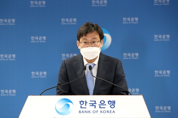 14일 금융통화위원회 통화정책방향 결정회의는 한국은행 총재 부재로 인해, 주상영 금통위원(의장 직무대행)이 회의를 주재했다. ⓒ 한국은행
