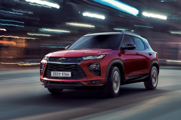 첫 수출이 지난 2019년 11월에 이뤄진 쉐보레 트레일블레이저가 올해 3월 기준으로 누적 수출 30만대를 돌파했다. ⓒ 한국GM