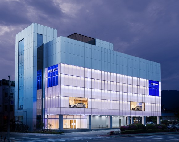 볼보 창원 전시장 및 서비스센터 외관. ⓒ 볼보자동차코리아