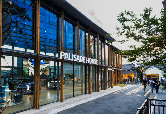 특별 전시공간인 '팰리세이드 하우스'. ⓒ 현대자동차