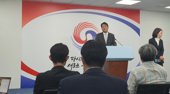 김태효 대통령실 국가안보실 1차장이 한미정상회담 관련 일정에 대해 브리핑하고 있다. = 김경태 기자
