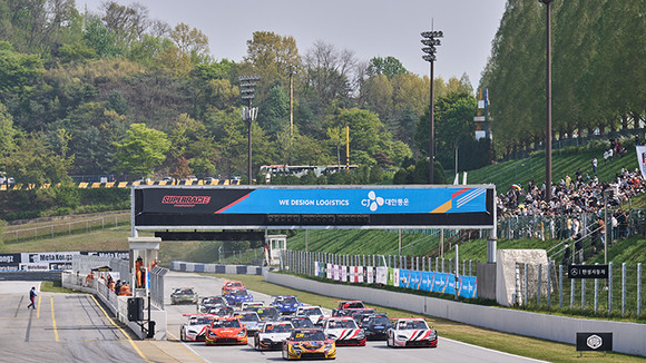 2022 CJ대한통운 슈퍼레이스 챔피언십 개막식 전경. ⓒ CJ대한통운