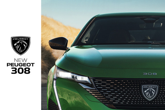 뉴 308은 푸조의 최신 엠블럼을 최초로 탑재했다. ⓒ 스텔란티스 코리아
