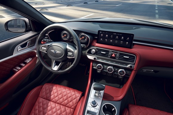 G70 슈팅 브레이크 스포츠 모델 인테리어. ⓒ 제네시스 브랜드