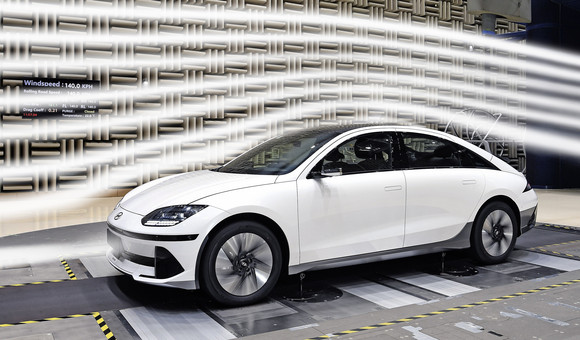 아이오닉 6가 현대차 역대 모델 최저 공력계수를 달성했다. ⓒ 현대자동차