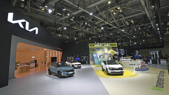 2022 부산국제모터쇼 기아 전시장. ⓒ 기아