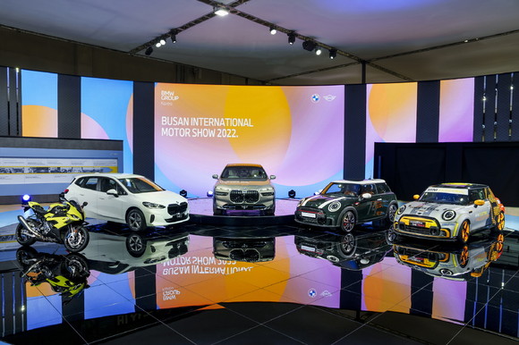 BMW 그룹 코리아 2022 부산국제모터쇼 부스. ⓒ BMW 그룹 코리아