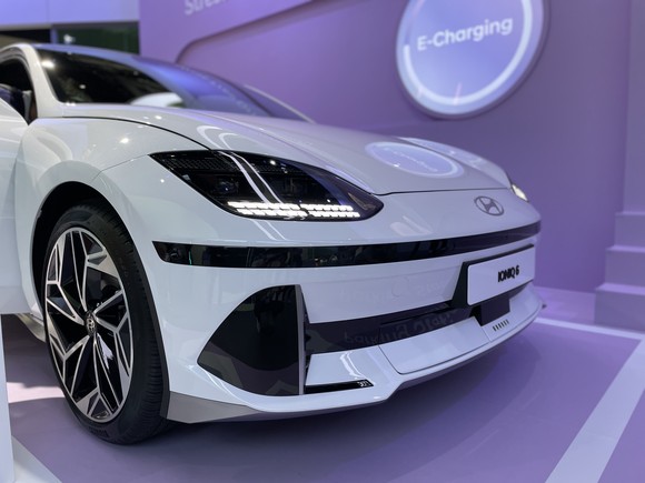 파라메트릭 픽셀 디자인이 적용된 헤드램프. = 노병우 기자