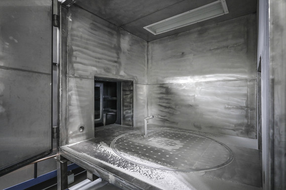 모래 미세먼지 환경 재현 테스트 베드. 특수하고 극한 환경을 임의로 만들어 시험을 실시한다. ⓒ 한국자동차기자협회