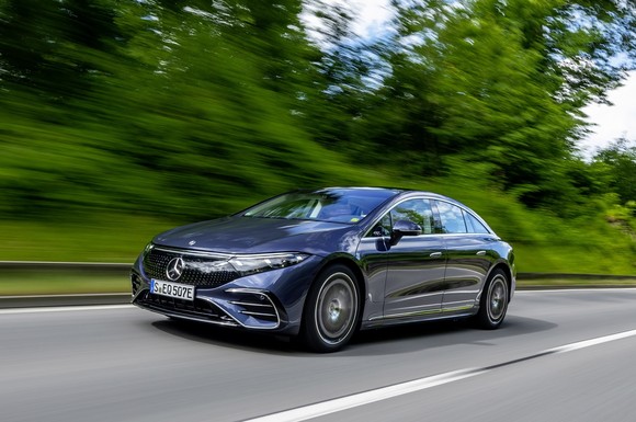 메르세데스-벤츠 브랜드 최초의 럭셔리 전기 세단 더뉴 EQS. ⓒ 메르세데스-벤츠 코리아