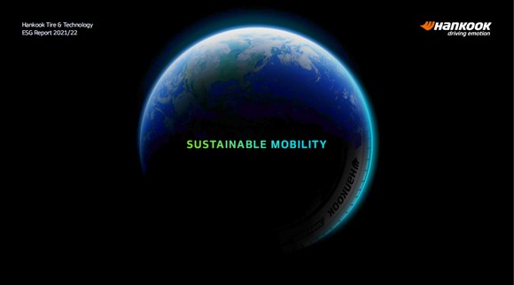 한국타이어가 2021년 한 해 동안의 지속가능경영 활동과 성과, 중장기 전략을 담은 2021/22 ESG 보고서를 발간했다. ⓒ 한국타이어