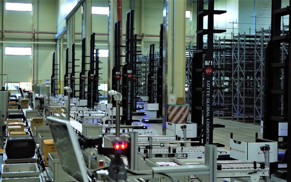 롯데글로벌로지스가 AI·로봇 기반 첨단 기술을 앞세워 스마트 물류 자동화 역량을 대폭 강화하고 있다. ⓒ 롯데글로벌로지스