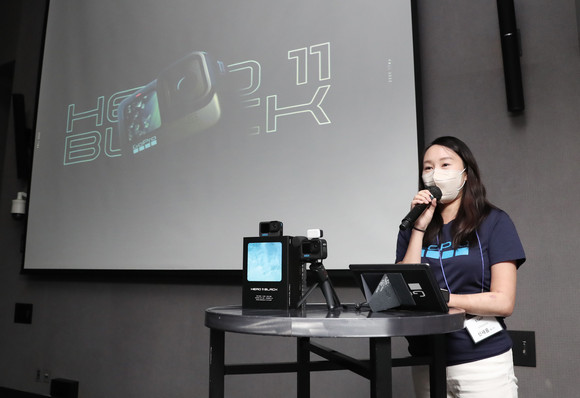 고프로가 코로나19 팬데믹 이후 첫 기자간담회를 열었다. ⓒ 고프로