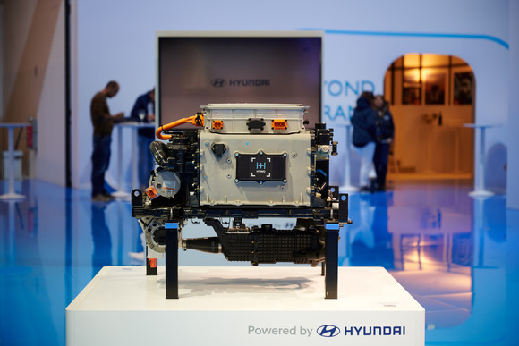 현대차의 90㎾급 수소연료전지시스템. ⓒ 현대자동차