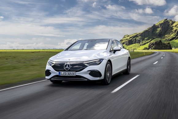 럭셔리 비즈니스 전기 세단 더 뉴 EQE. ⓒ 메르세데스-벤츠 코리아