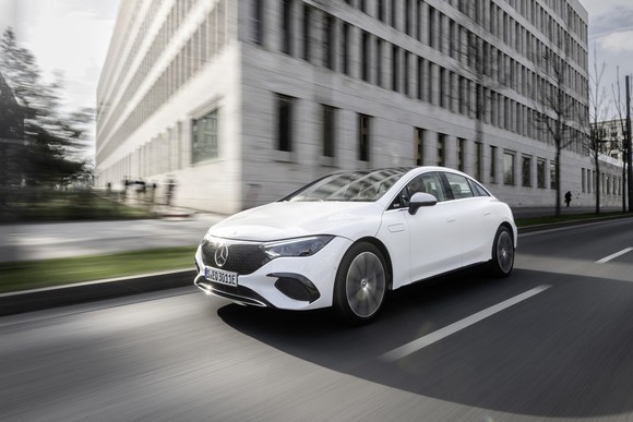 럭셔리 비즈니스 전기 세단 더 뉴 EQE. ⓒ 메르세데스-벤츠 코리아