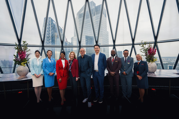 9월27일(현지시간) 런던 소재 더 거킨(The Gherkin) 건물에서 버진 애틀랜틱의 스카이팀 가입발표 행사가 개최됐다. ⓒ 대한항공