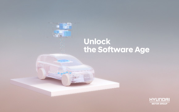 현대차그룹이 'Unlock the Software Age'에서 발표한 소프트웨어 중심 자동차(SDV)의 개념도. ⓒ 현대자동차그룹