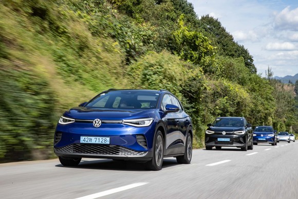 폭스바겐의 첫 번째 순수 전기 SUV 'The all-electric ID.4'. ⓒ 폭스바겐 코리아