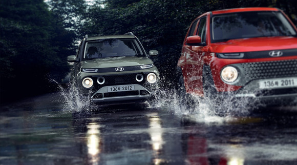 캐스퍼 외관은 당당함과 견고함을 바탕으로 디자인됐다. ⓒ 현대자동차