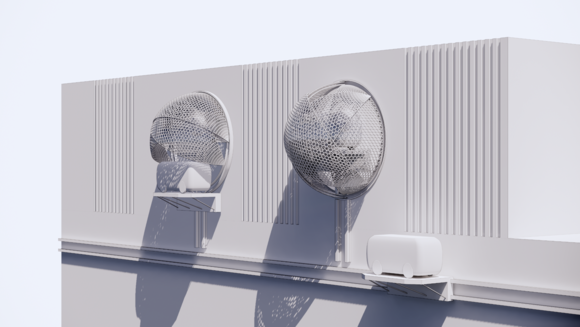 현대차그룹이 홍익대 건축도시대학과 연구한 PBV 도킹 인터페이스. ⓒ 현대자동차그룹