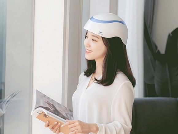 원텍의 가정용 탈모치료기 '헤어붐 에어' ⓒ 윈텍