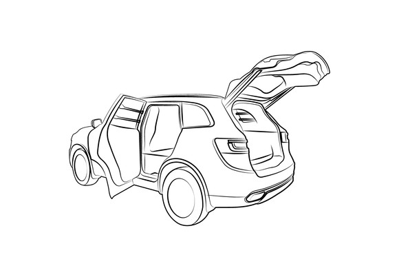 신개념 2인승 LPG 모델 스케치 이미지. ⓒ 르노코리아자동차