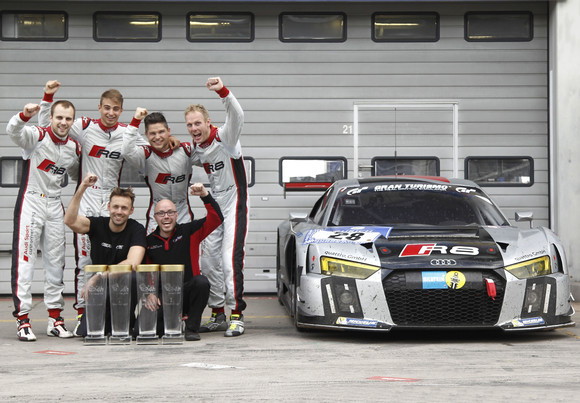 2015: The new Audi R8 LMS wins the Nürburgring 24 Hours at its debut. ⓒ 아우디 코리아