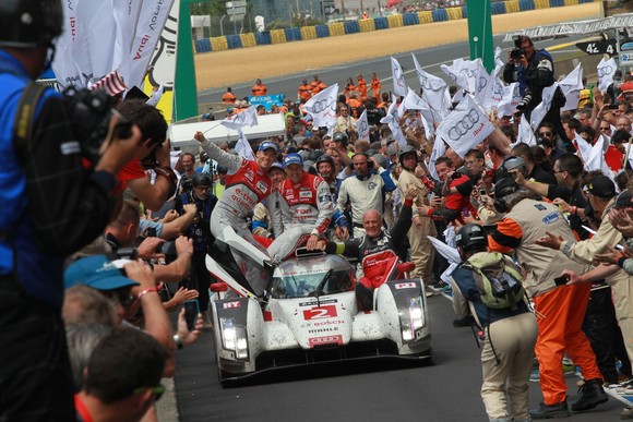 2014: 13th victory for Audi in the Le Mans 24 Hours. ⓒ 아우디 코리아