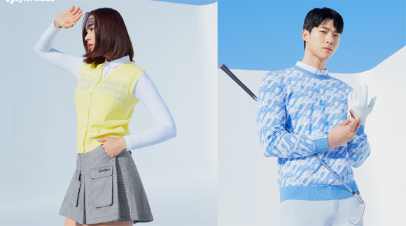 유현주 프로와 함께 한 2023 S/S 컬렉션 화보 및 영상은 테일러메이드 어패럴 공식 홈페이지와 SNS를 통해 확인 가능하다. ⓒ 테일러메이드 어패럴