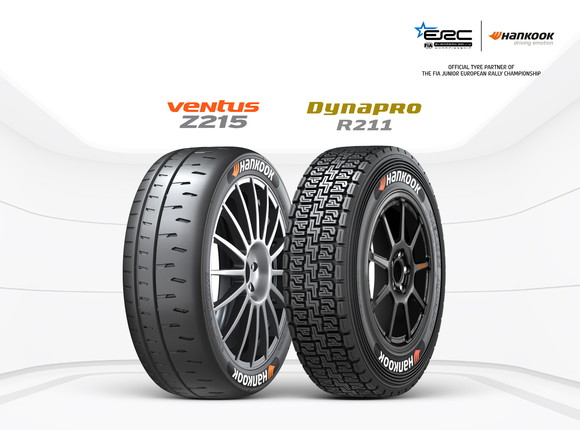 한국타이어의 벤투스 Z215, 다이나프로 R211. ⓒ 한국타이어