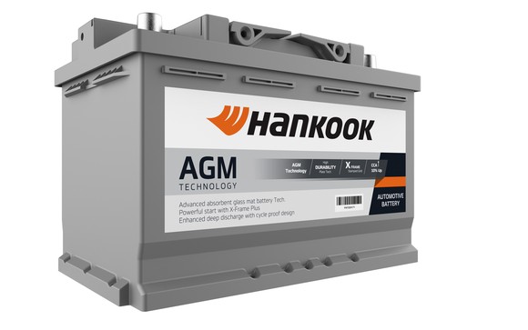 한국(Hankook) 브랜드 프리미엄 AGM 배터리. ⓒ 한국앤컴퍼니