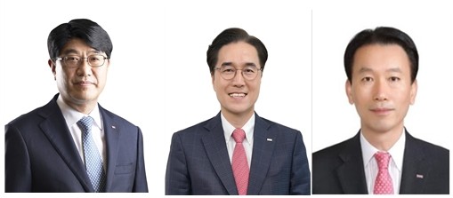 사진 좌측부터 방상빈 부산은행장·예경탁 경남은행장·김성주 BNK캐피탈 대표이사. ⓒ프라임경제