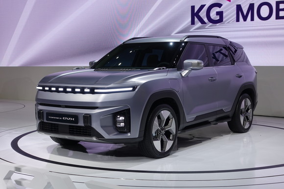 정통 전기 SUV 토레스 EVX. = 노병우 기자
