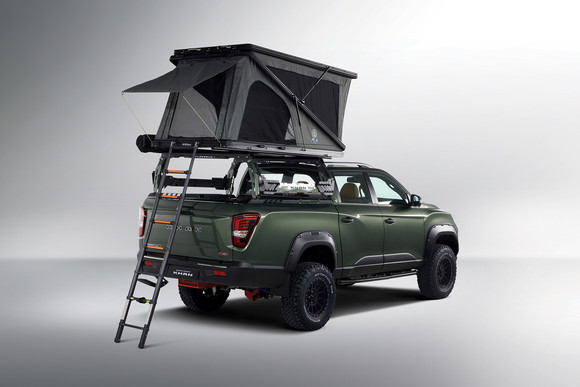 뉴 렉스턴 스포츠 칸 오버랜딩. ⓒ KG 모빌리티