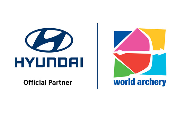 세계양궁협회 공식 스폰서인 현대차 로고. ⓒ 현대자동차