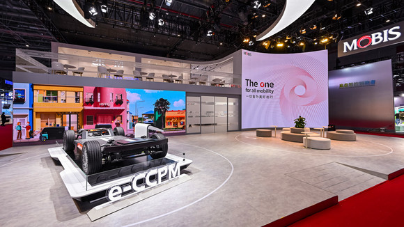 전기차에 최적화된 섀시플랫폼인 e-CCPM. ⓒ 현대모비스