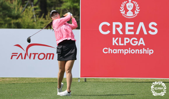 한진선이 KLPGA 첫 메이저대회에서 홀인원을 기록했다. ⓒ KLPGA