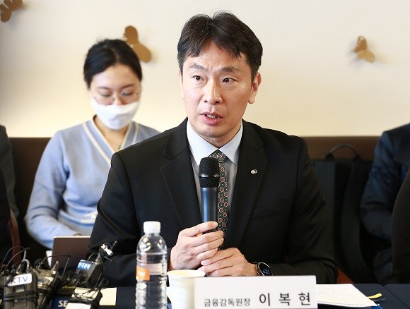 이복현 금융감독원장이 28일 퇴직연금 서비스 혁신을 위한 간담회에서 발언하고 있다. ⓒ 금융감독원