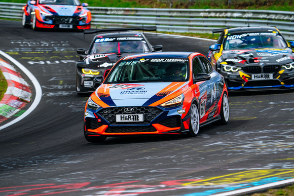 VT2 클래스에 출전하는 i30 패스트백 N Cup Car의 주행 모습. ⓒ 현대자동차