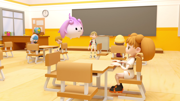 한화시스템과 EBS가 공동 개발한 위캔버스의 가상 교육 공간 모습. ⓒ 한화시스템