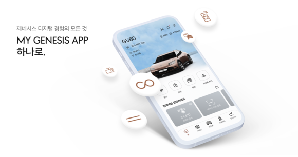 제네시스가 통합 고객 서비스 앱 'MY GENESIS'를 출시했다. ⓒ 제네시스 브랜드