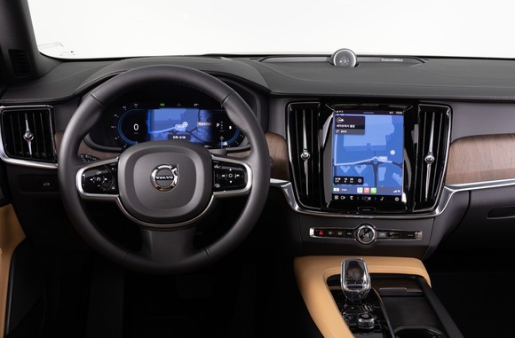 애플 카플레이 적용 예시(내비게이션). ⓒ 볼보자동차코리아