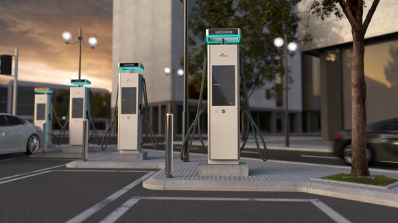 SK시그넷 초급속 충전기 V2 모델 렌더링 이미지. ⓒ SK시그넷