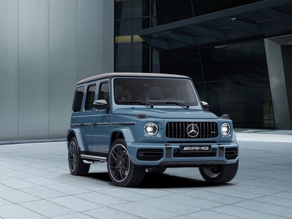 메르세데스-AMG G 63 헤리티지 에디션 'G 마누팍투어 빈티지 블루 메탈릭'. ⓒ 메르세데스-벤츠 코리아