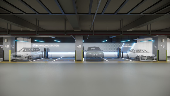 파르나스 호텔의 BMW 차징 스테이션. ⓒ BMW 코리아