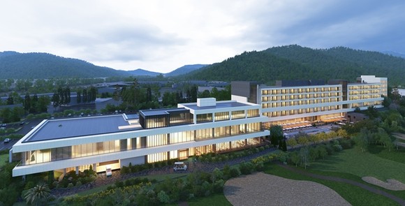 에스파크리조트 숙박시설 조감도. ⓒ 밀양관광단지사업단(주)