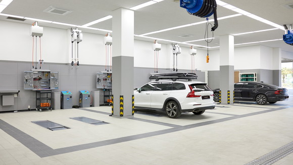 볼보 인천 서비스센터 내부. ⓒ 볼보자동차코리아