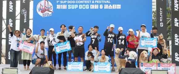 제1회 SUP DOG 대회는 반려견과 함께할 수 있는 축제로 자리매김했다. ⓒ KAPP