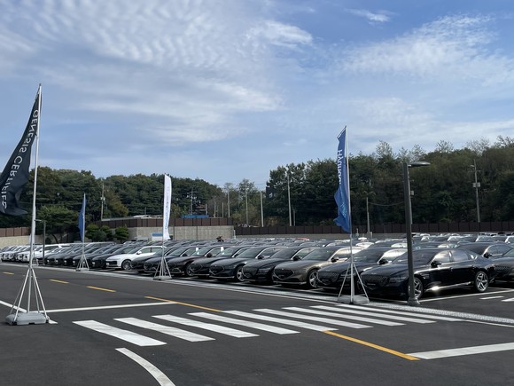 양산 인증중고차 센터는 현대차·제네시스의 중고차사업을 위한 양대 거점 중 하나다. = 노병우 기자